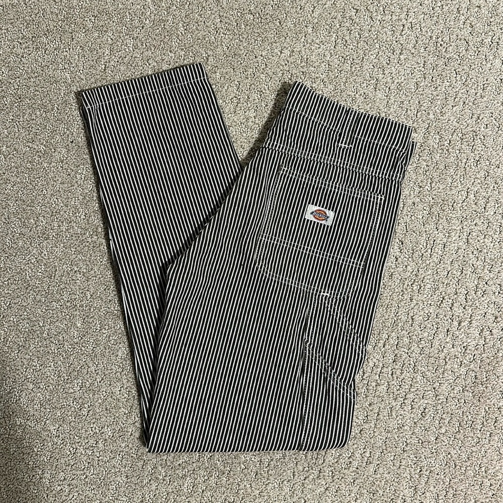 Dickies Regular Fit Hickory Stripe Carpenter Pants great condition (30,32)